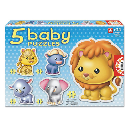 EDUCA Baby - Puzzle Zwierzęta