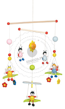 Pszczółki i żuczki - zabawki drewniane