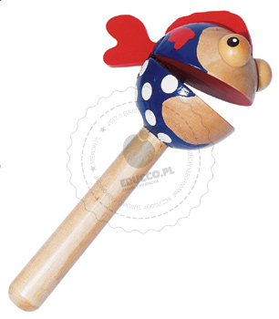 Clap Clap Clapper - kołatka rybka - zabawki drewniane 