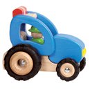 Drewniany traktor - zabawki dla chłopców