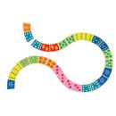 Kolorowe domino  - zabawki drewniane