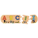 Literowe puzzle - zabawki drewniane 