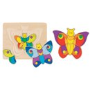 Puzzle - Motylek - zabawki drewniane 