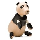 Figurka misia Panda - zabawki drewniane Anamalz
