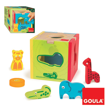 Kostka ze zwierzątkami - sorter dla najmłodszych - zabawki edukacyjne