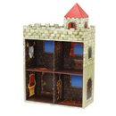 Zamek-półka na książki wykonana z wodoodpornego kartonu - domki Krooom